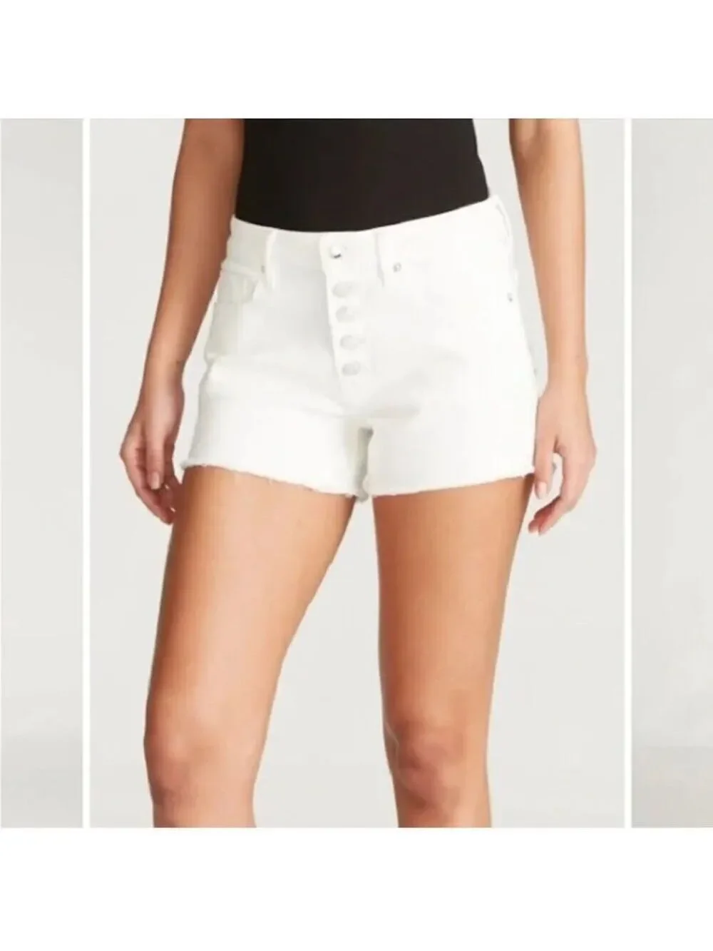 Vigoss Ace Raw Hem Cut Off High Waist Shorts NWT 28